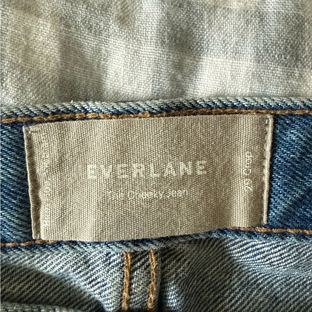 Everlane Straight Jeans in Light Blue - Picture 3 of 3